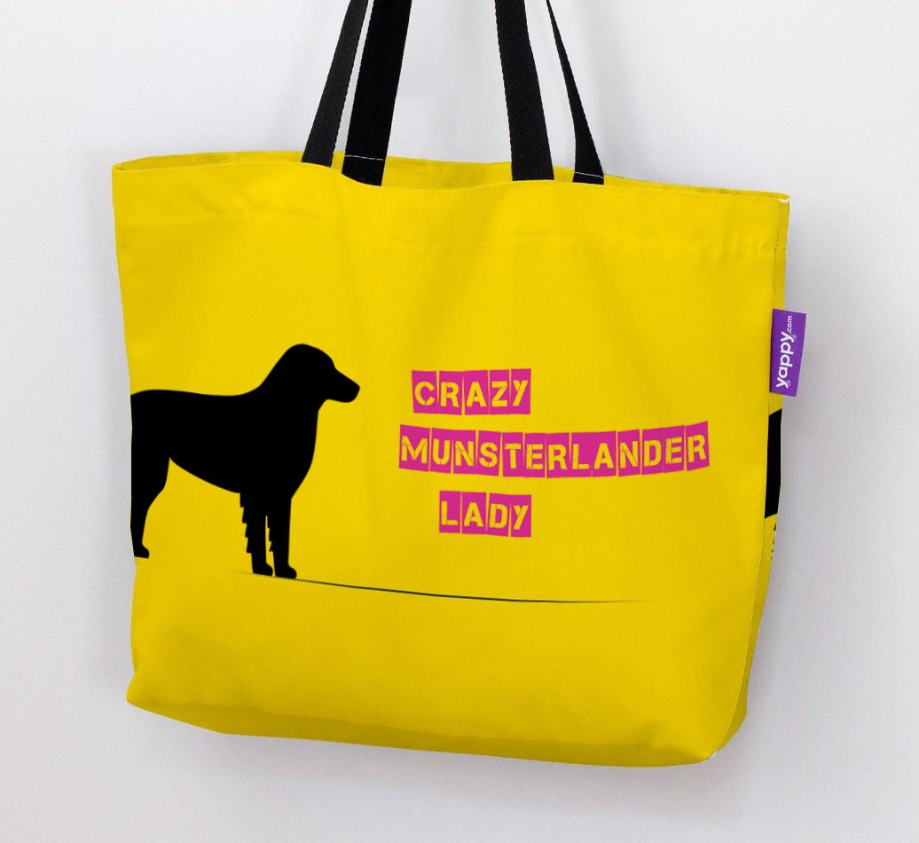Crazy {breedShortName} Lady: Personalized Canvas Bag