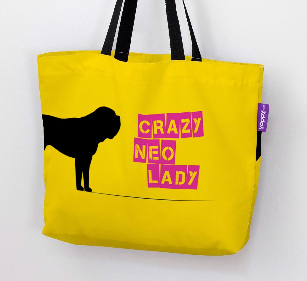 Crazy {breedShortName} Lady: Personalized Canvas Bag