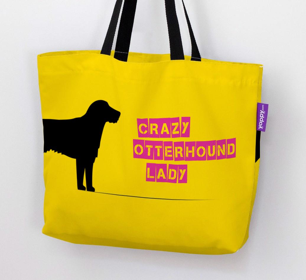 Crazy {breedShortName} Lady: Personalized Canvas Bag