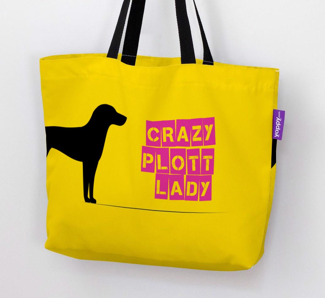 Crazy {breedShortName} Lady: Personalized Canvas Bag