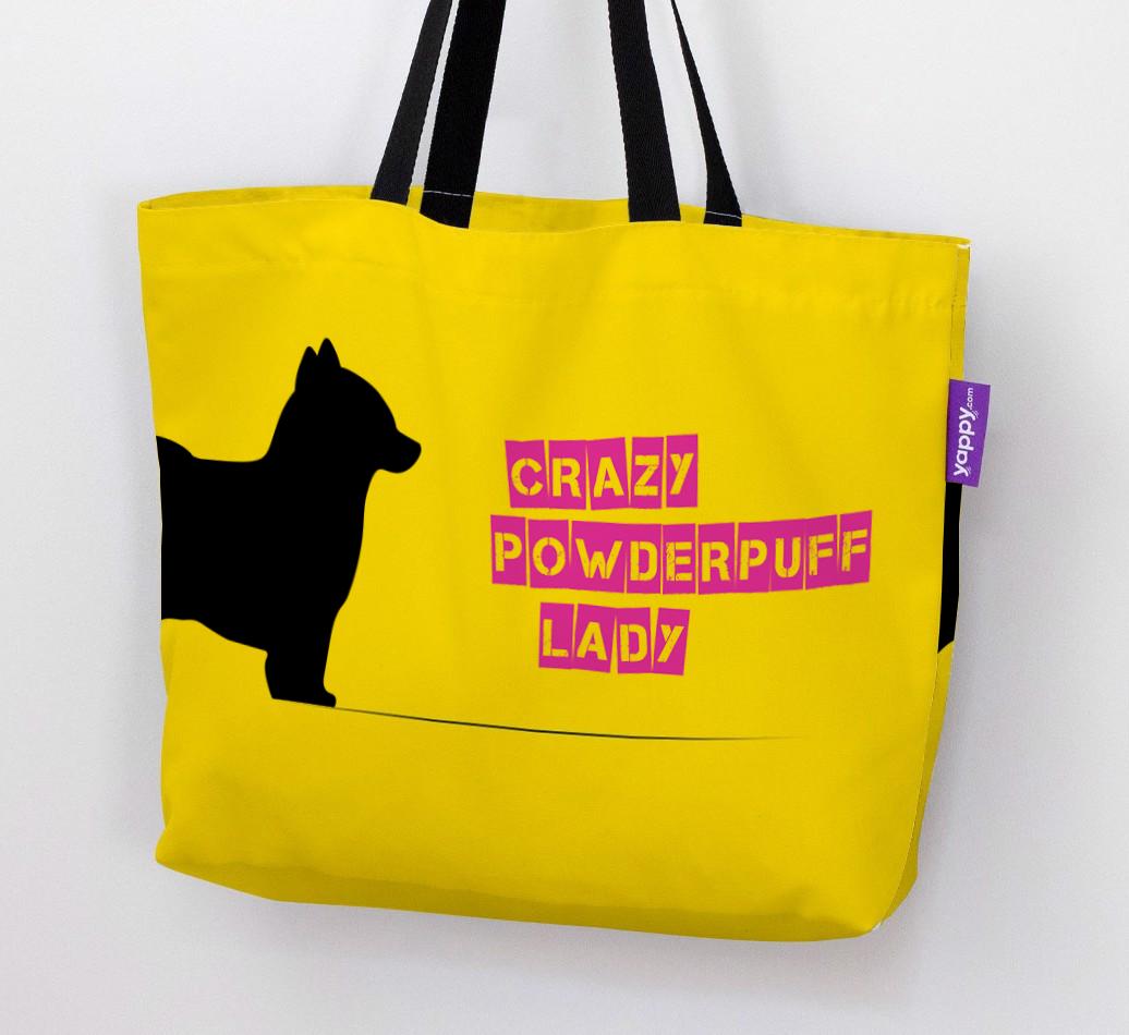 Crazy {breedShortName} Lady: Personalized Canvas Bag