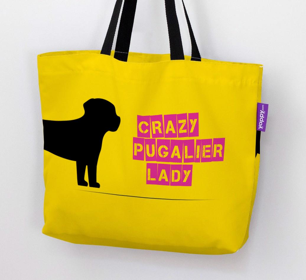 Crazy {breedShortName} Lady: Personalized Canvas Bag