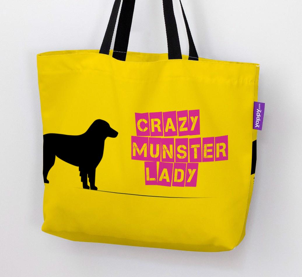 Crazy {breedShortName} Lady: Personalized Canvas Bag