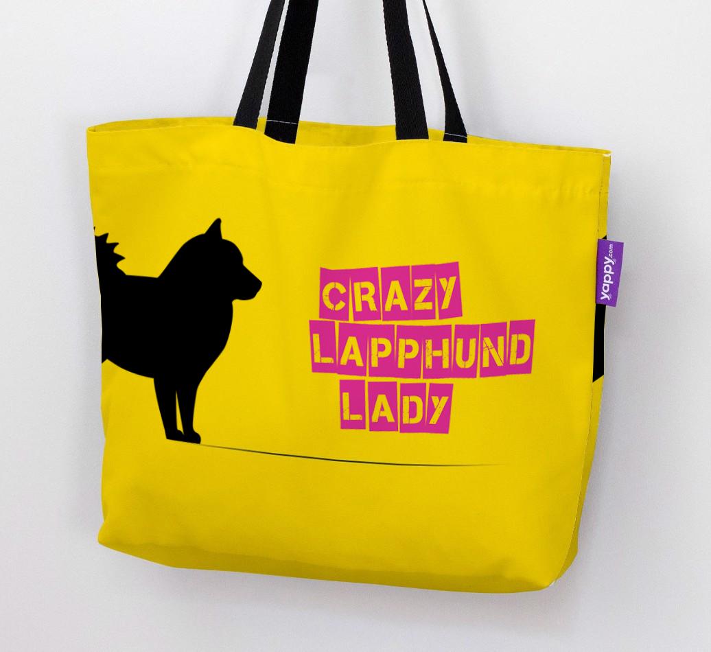 Crazy {breedShortName} Lady: Personalized Canvas Bag