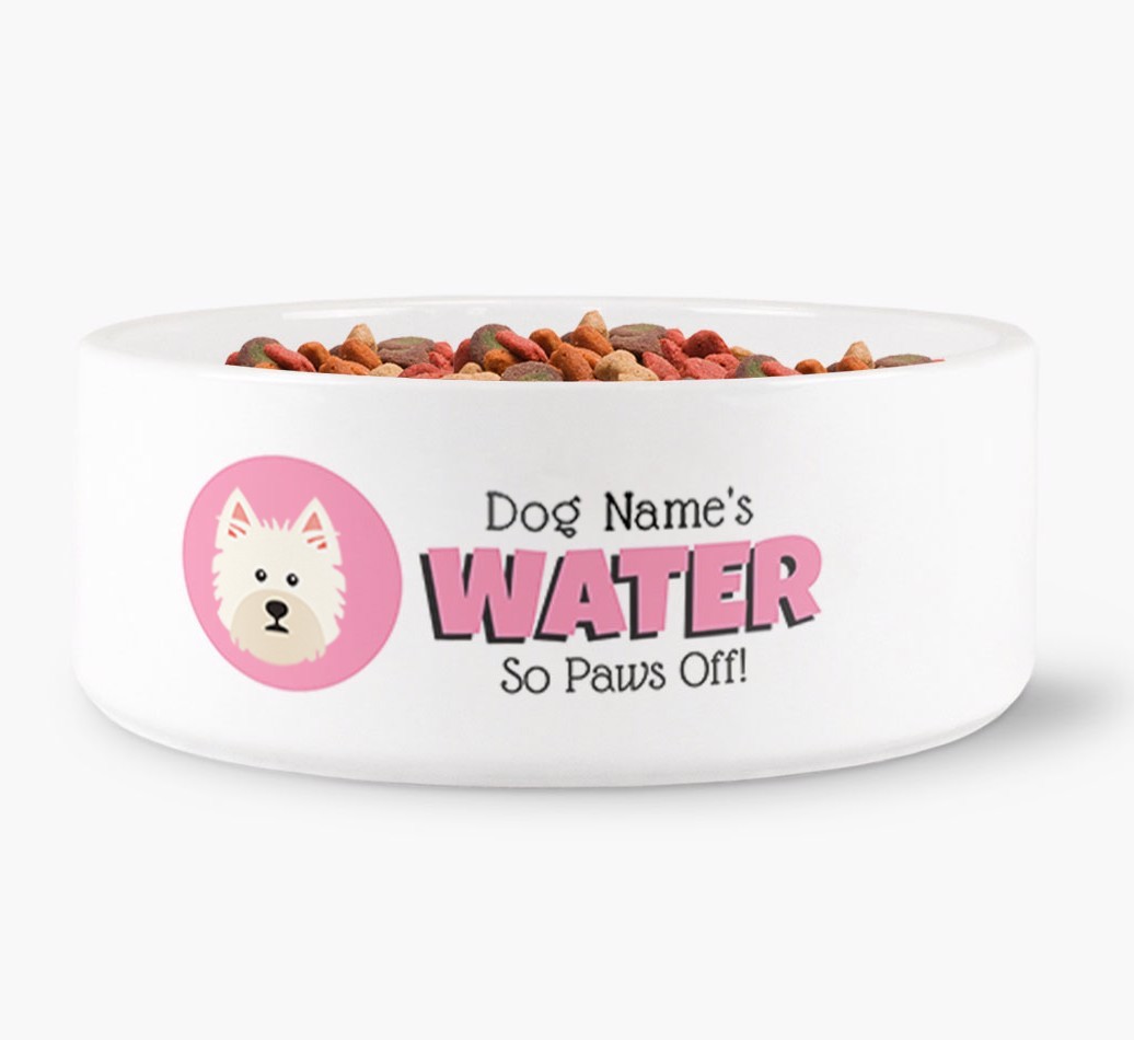 Personalised '{dogsName}'s Water' Bowl