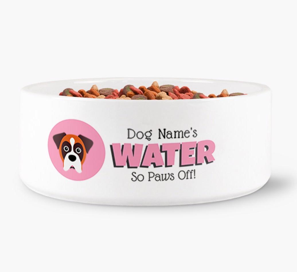 Personalised '{dogsName}'s Water' Bowl