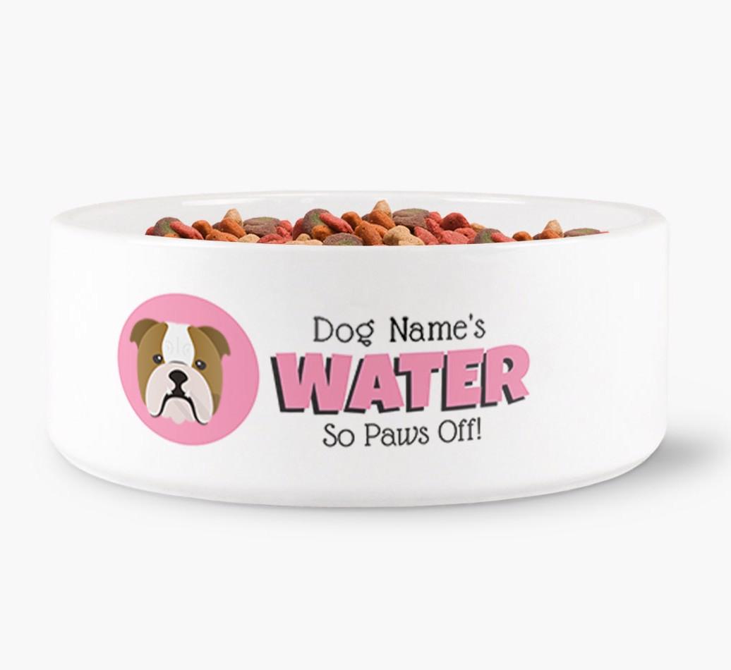 Personalised '{dogsName}'s Water' Bowl