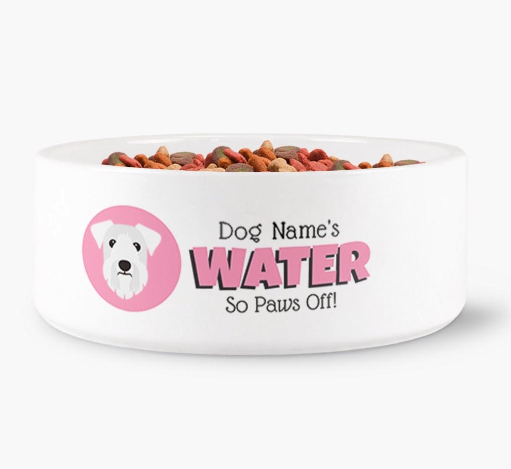 '{dogsName}'s Water' - Personalized Water Bowl for your {breedFullName}