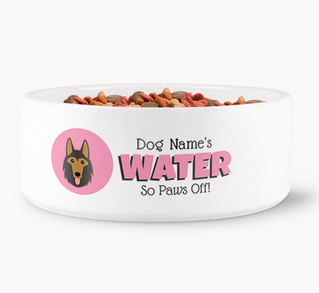 '{dogsName}'s Water' - Personalized Water Bowl for your {breedFullName}