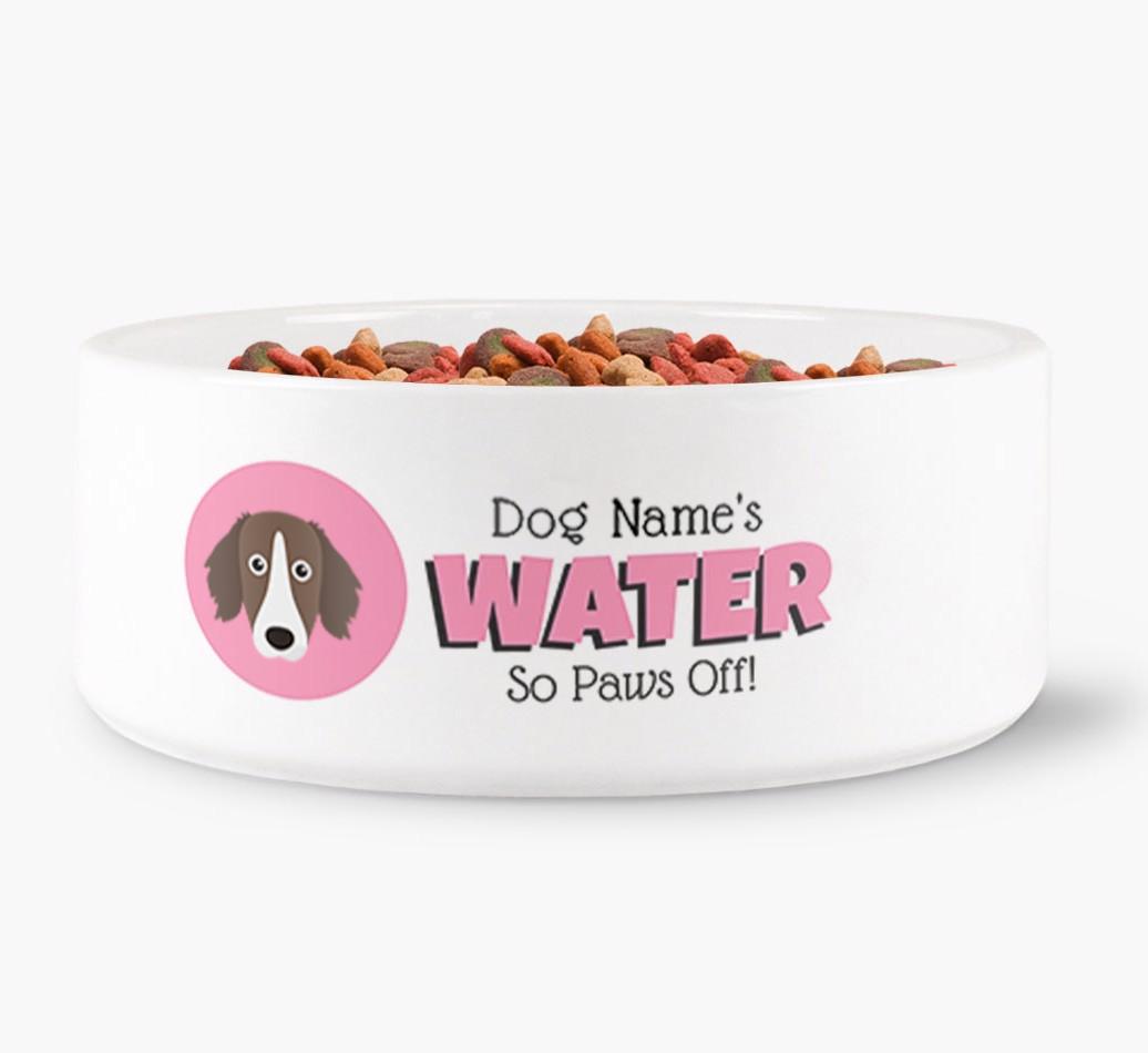 '{dogsName}'s Water' - Personalized Water Bowl for your {breedFullName}