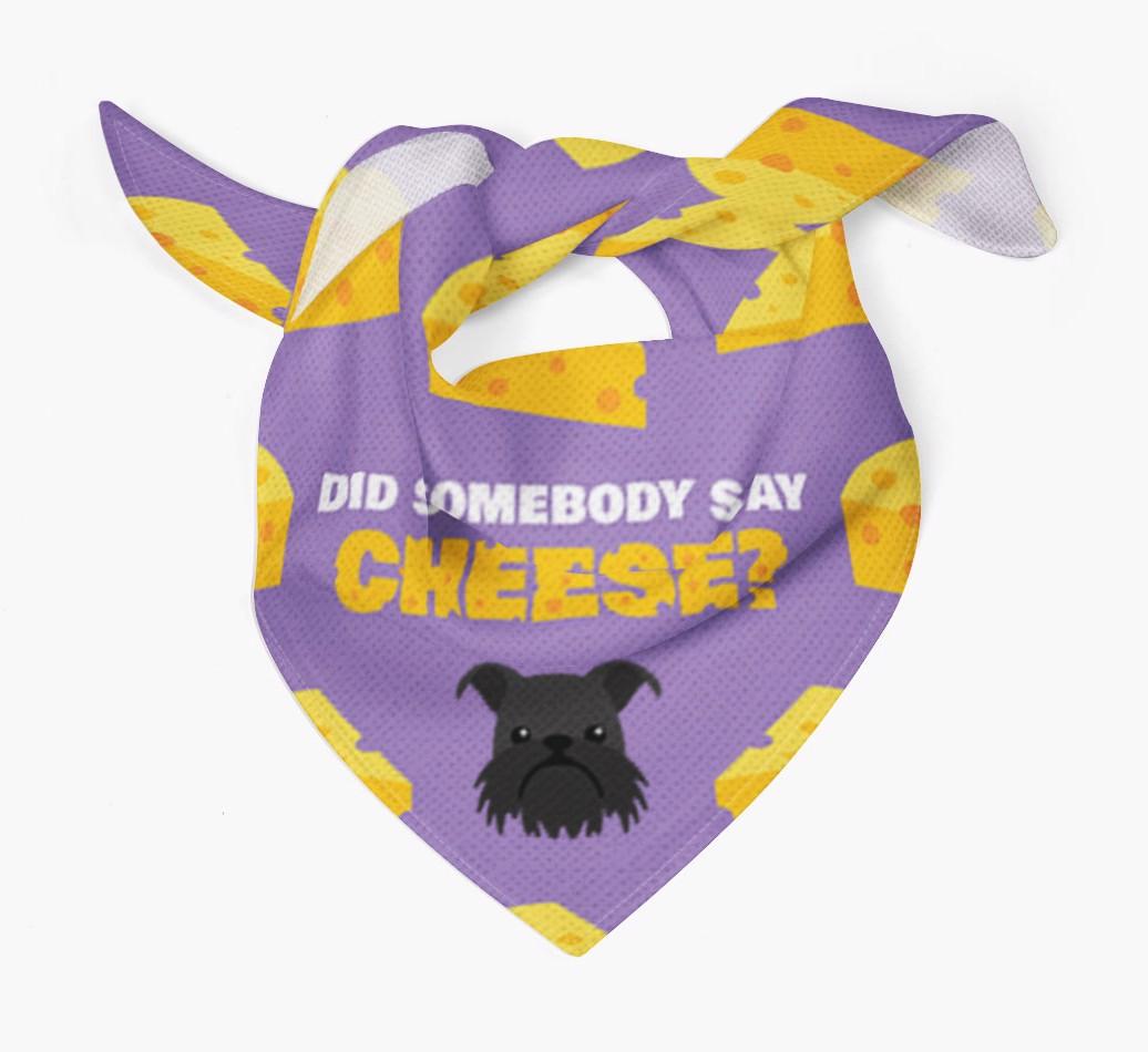Did Somebody Say Cheese? : Personalized {breedFullName} Bandana