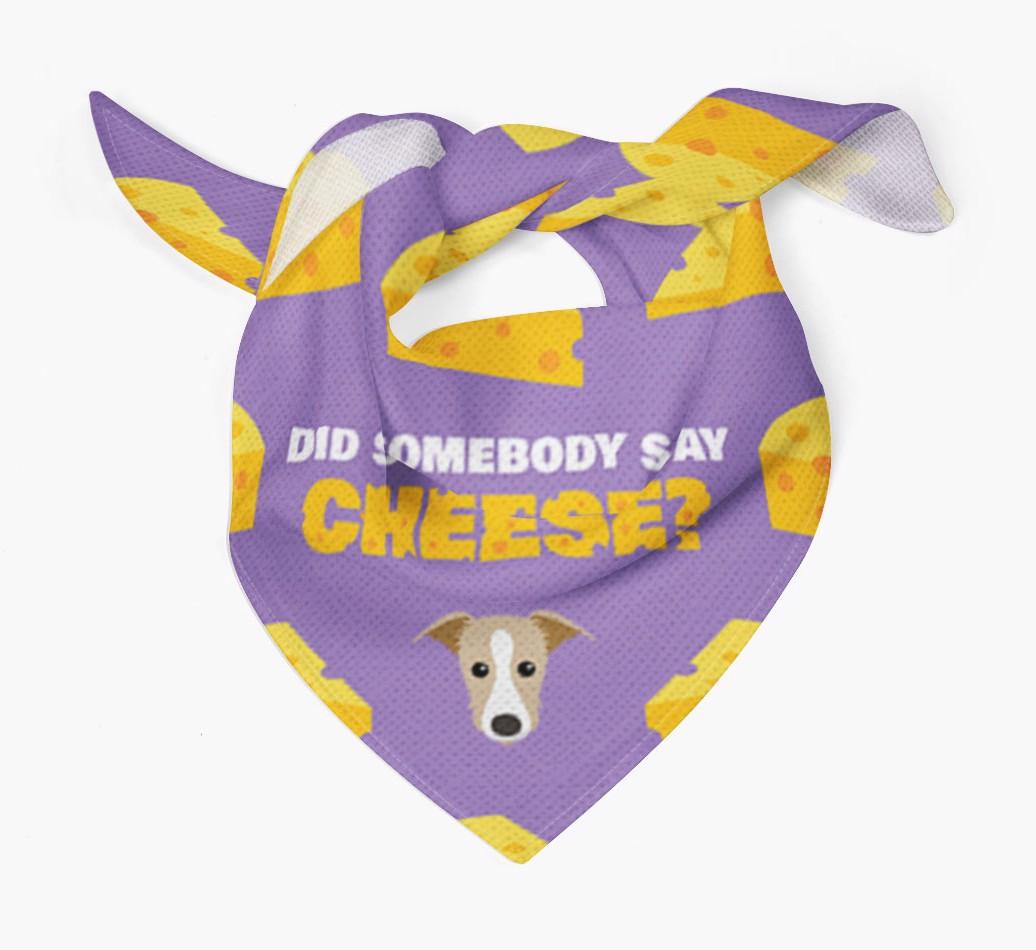Did Somebody Say Cheese? : Personalized {breedFullName} Bandana