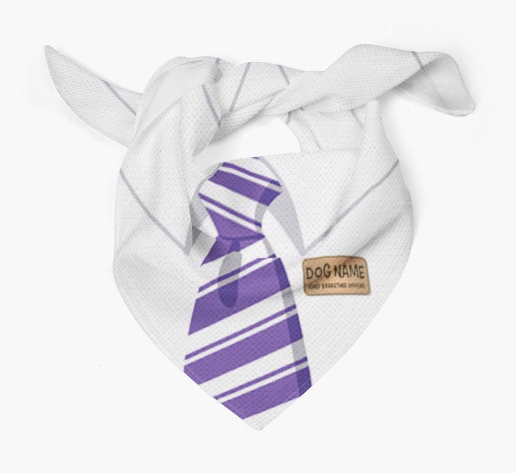 Personalized 'Chief Barketing Officer' Bandana for your {breedFullName}