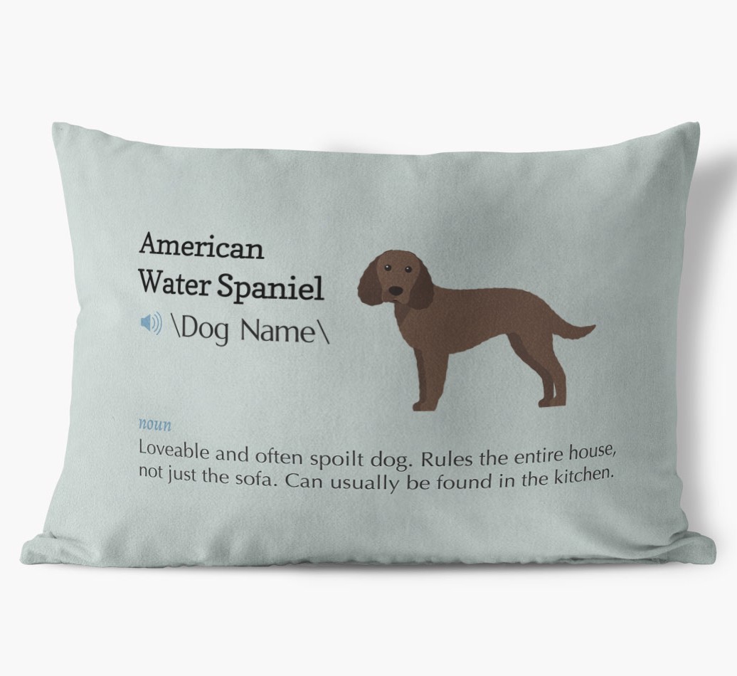 Definition: Personalised {breedFullName} Soft Touch Cushion