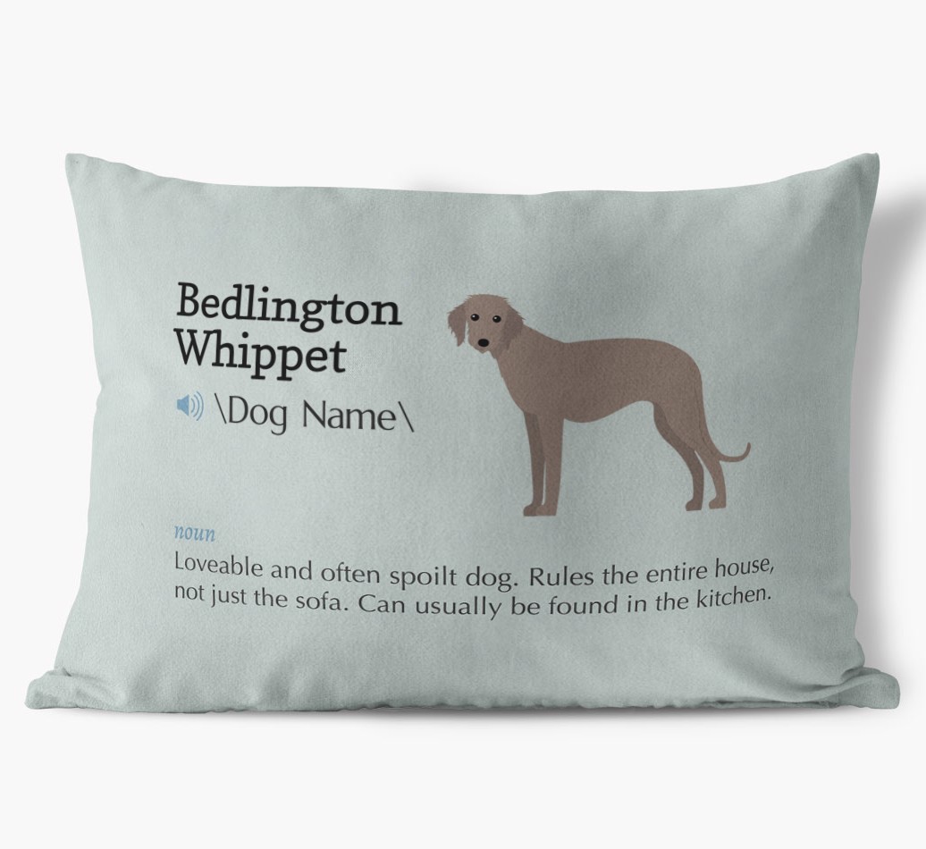 Definition: Personalised {breedFullName} Soft Touch Cushion