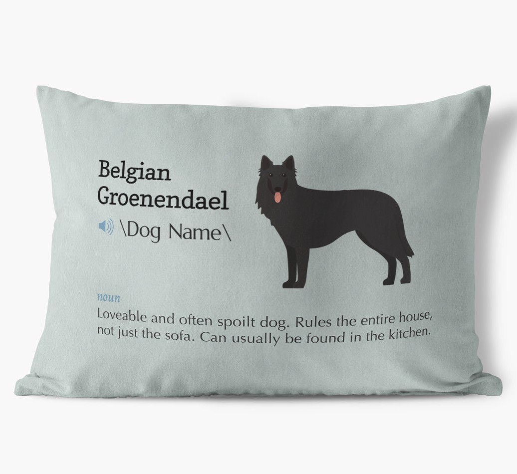 Definition: Personalised {breedFullName} Soft Touch Cushion