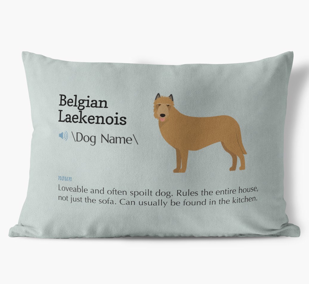 Definition: Personalised {breedFullName} Soft Touch Cushion