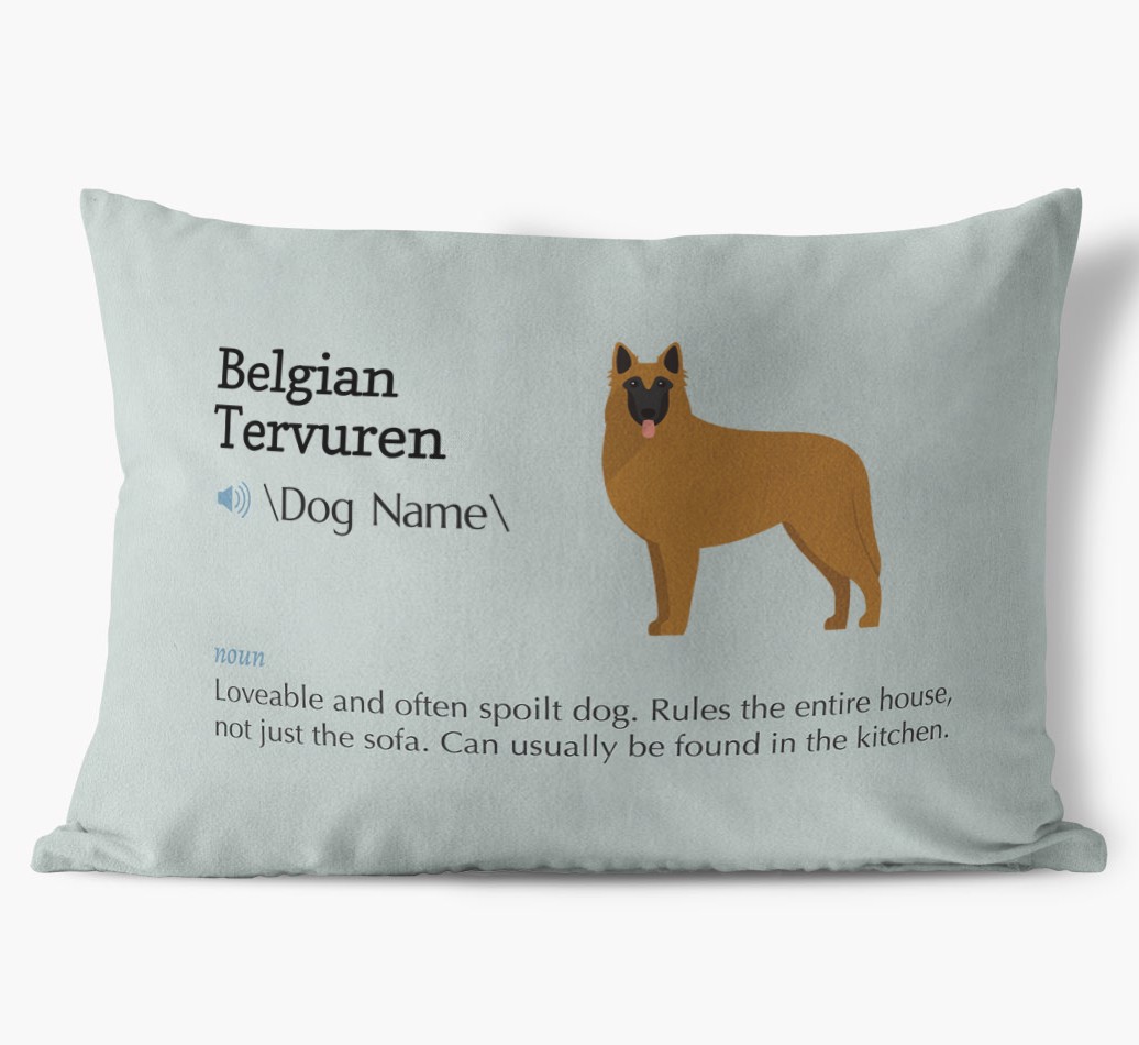 Definition: Personalised {breedFullName} Soft Touch Cushion
