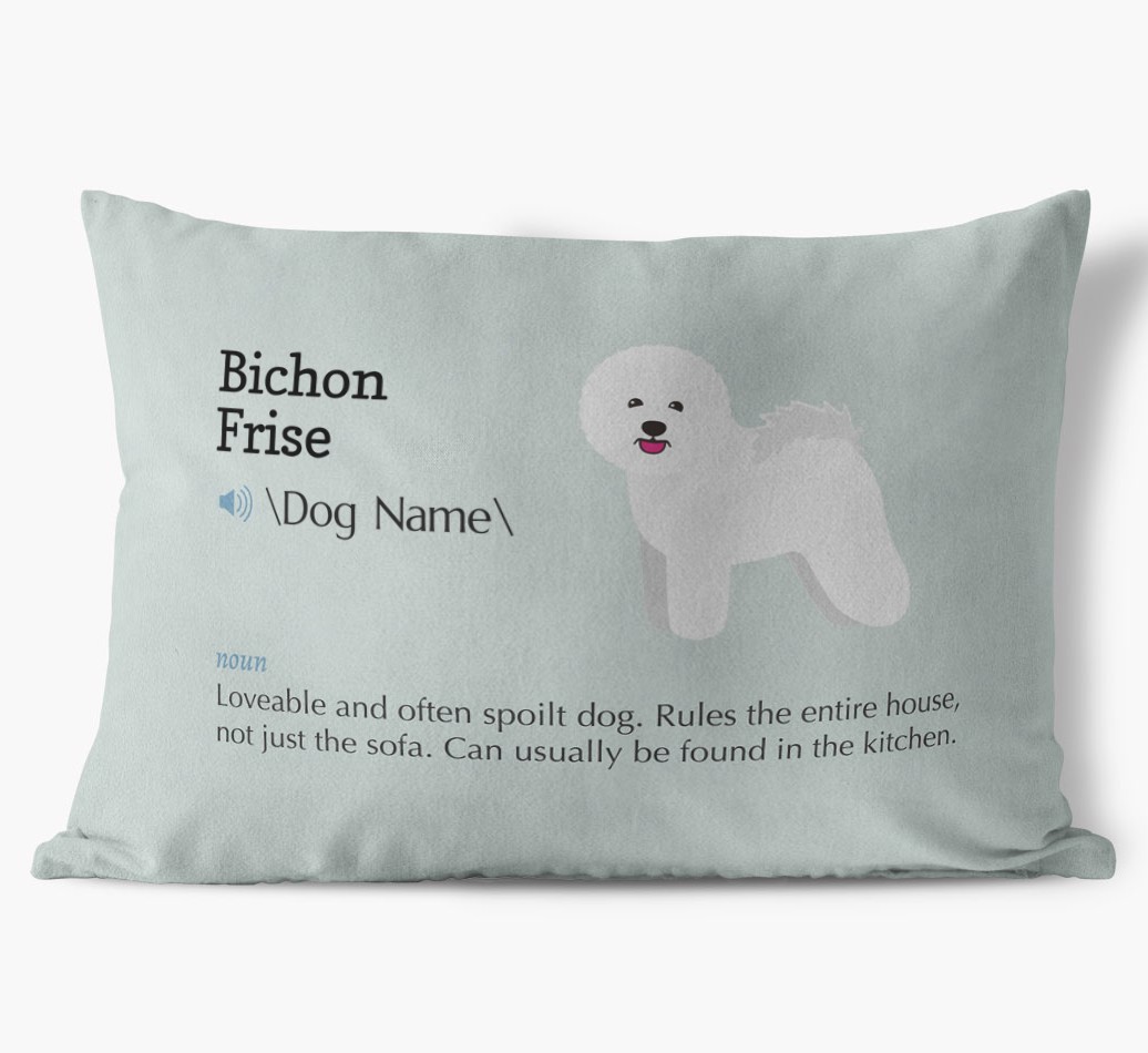 Definition: Personalised {breedFullName} Soft Touch Cushion