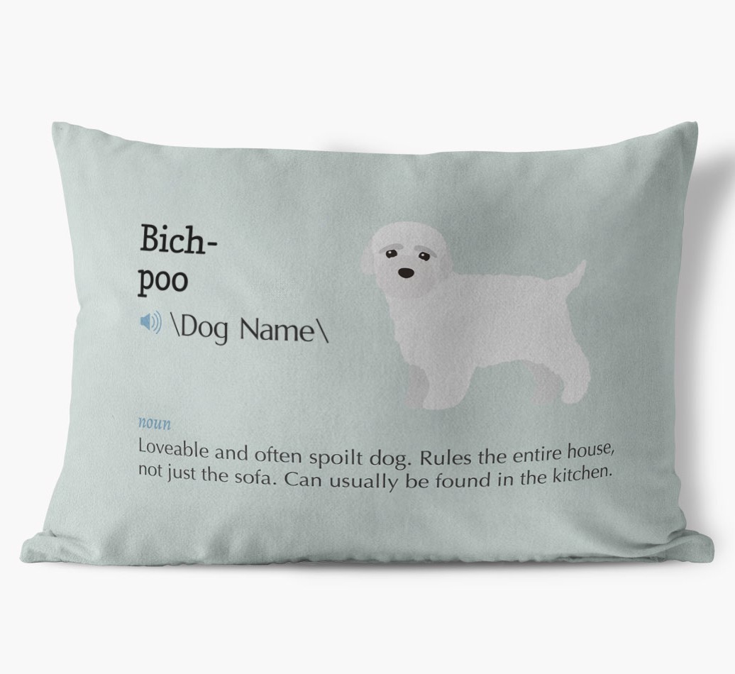 Definition: Personalised {breedFullName} Soft Touch Cushion