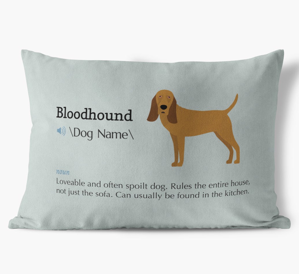 Definition: Personalized {breedFullName} Soft Touch Pillow