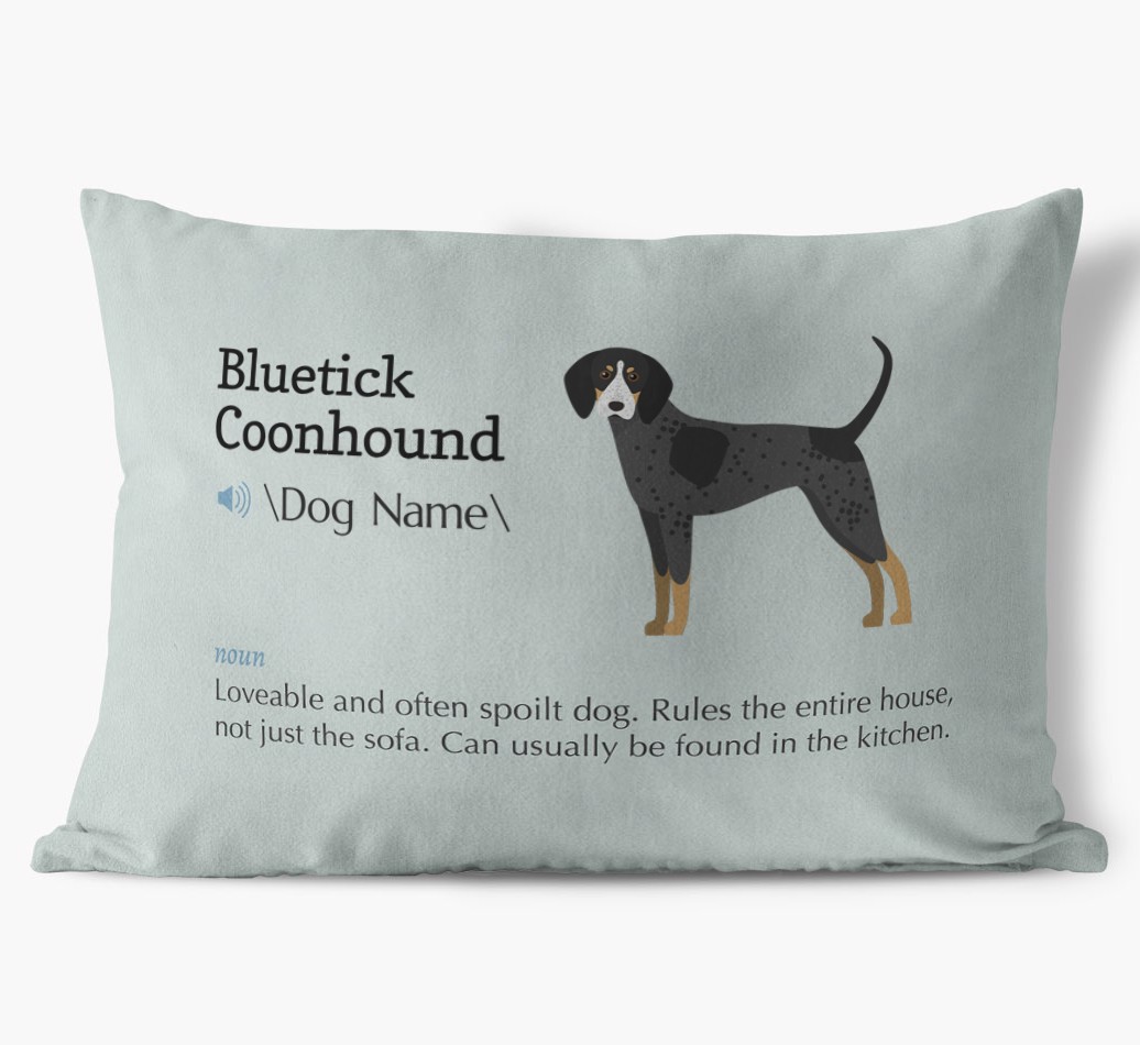 Definition: Personalised {breedFullName} Soft Touch Cushion
