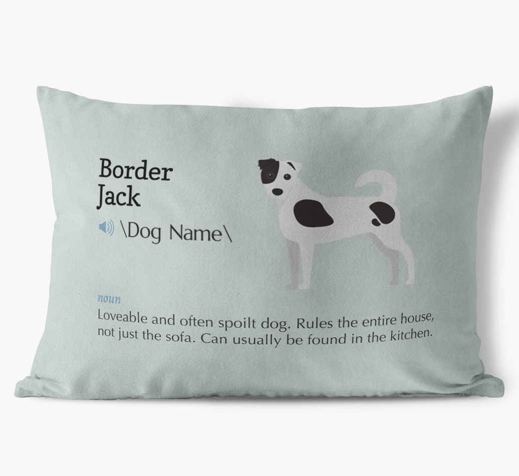 Definition: Personalised {breedFullName} Soft Touch Cushion
