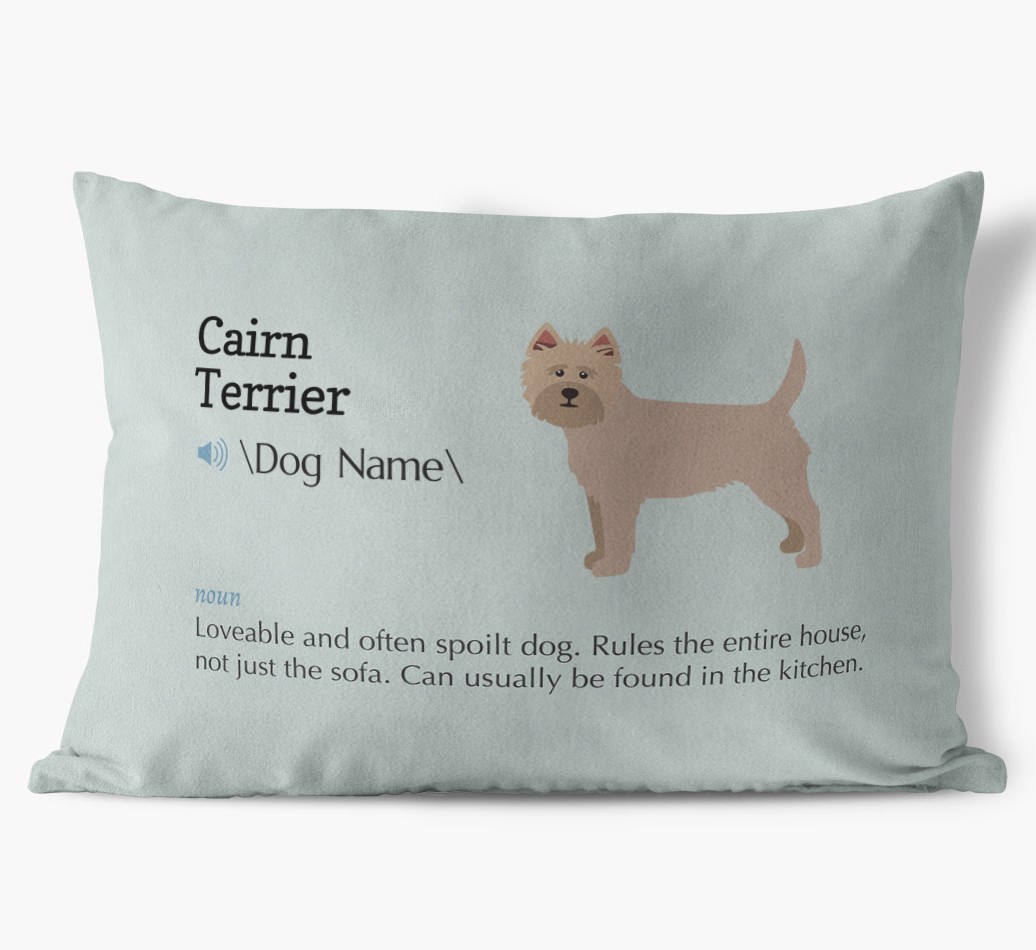 Definition: Personalized {breedFullName} Soft Touch Pillow