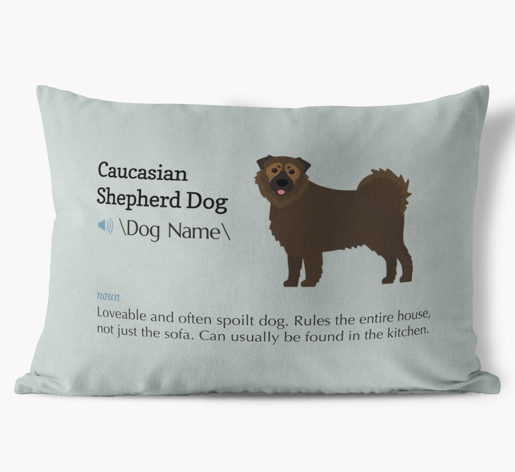Definition: Personalized {breedFullName} Soft Touch Pillow