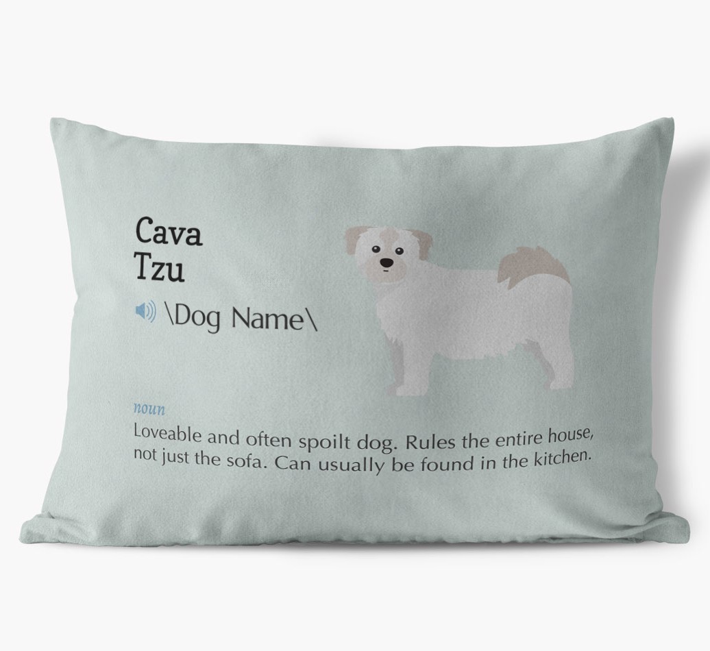 Definition: Personalised {breedFullName} Soft Touch Cushion