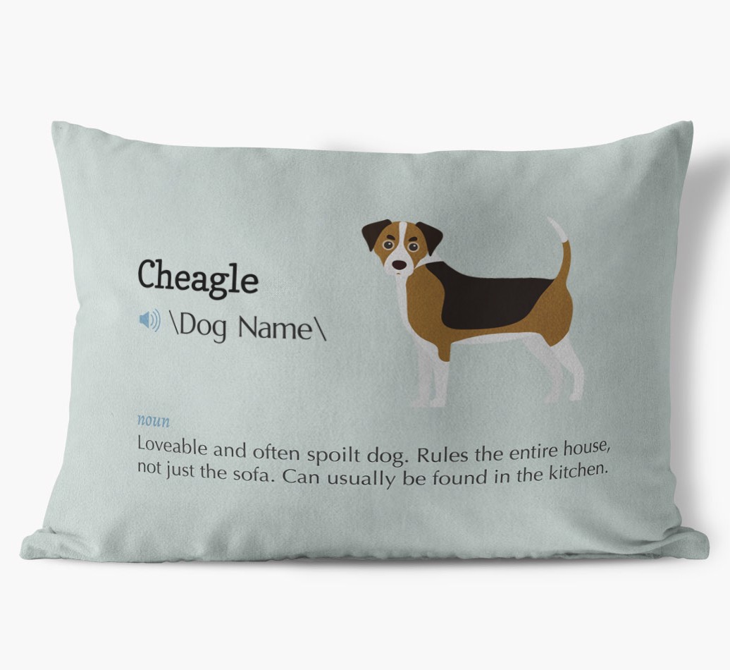 Definition: Personalised {breedFullName} Soft Touch Cushion