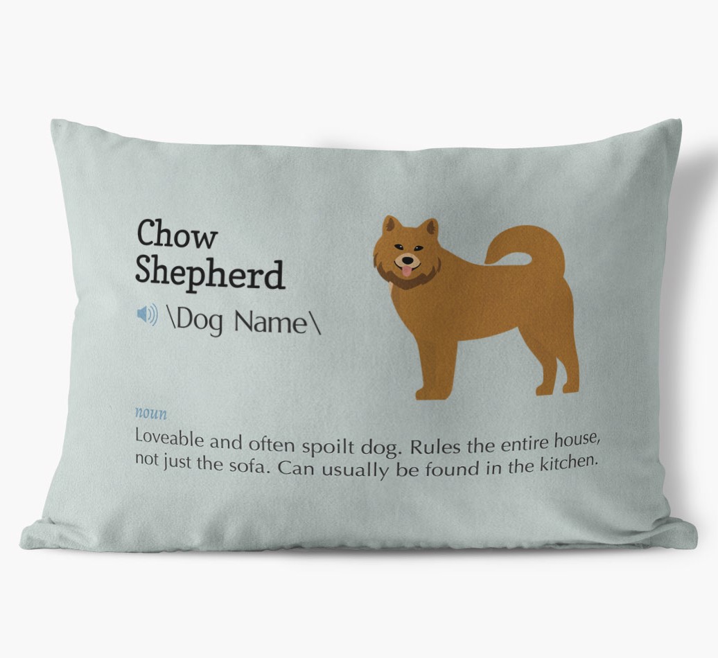 Definition: Personalised {breedFullName} Soft Touch Cushion