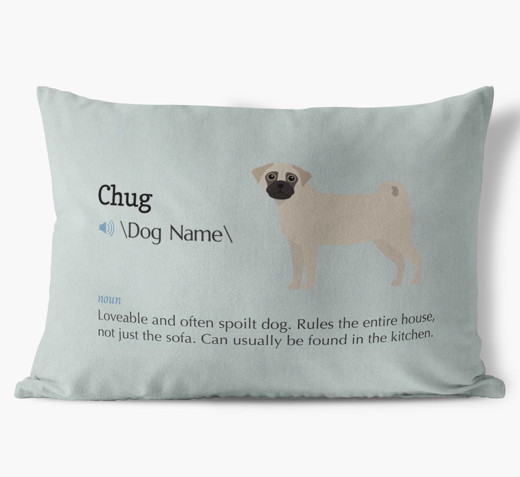 Definition: Personalised {breedFullName} Soft Touch Cushion