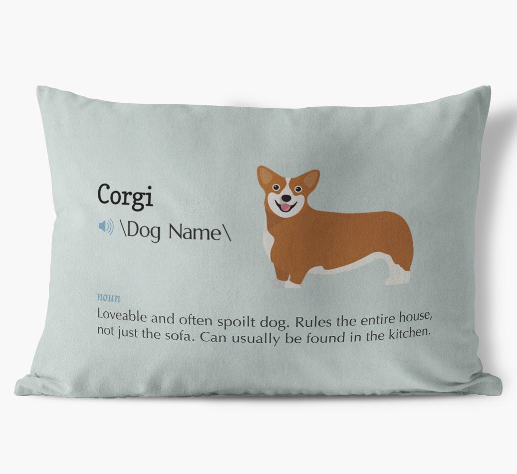 Definition: Personalized {breedFullName} Soft Touch Pillow
