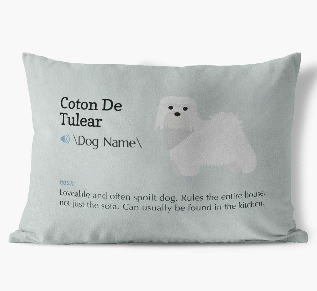 Definition: Personalized {breedFullName} Soft Touch Pillow