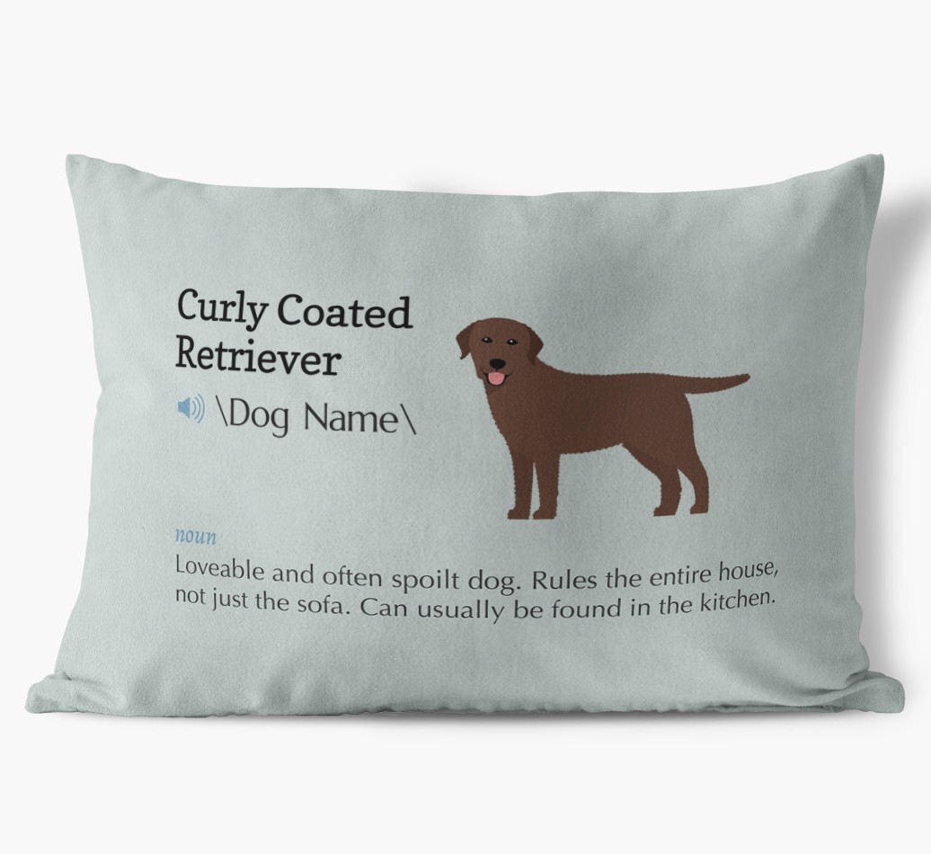 Definition: Personalised {breedFullName} Soft Touch Cushion