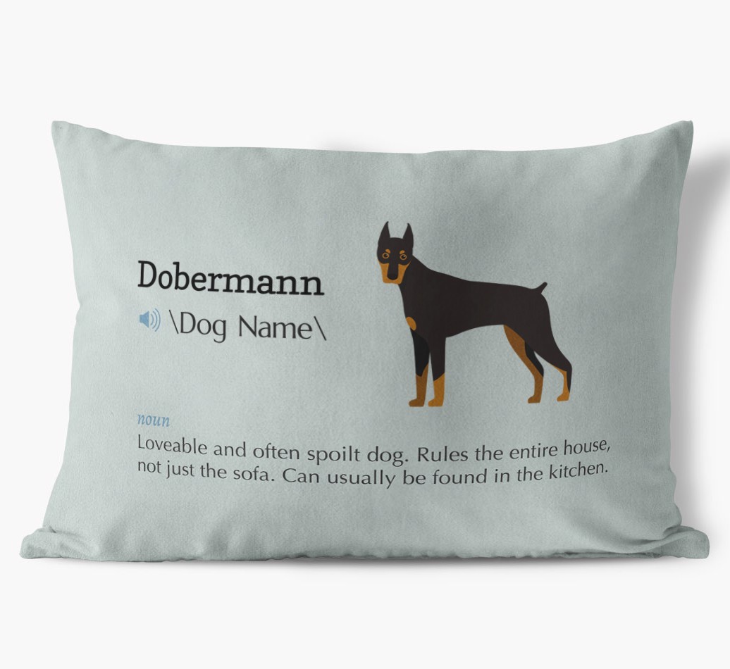 Definition: Personalised {breedFullName} Soft Touch Cushion