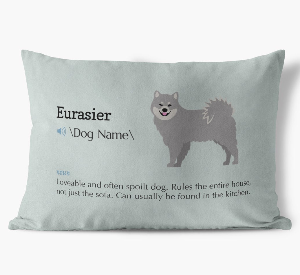 Definition: Personalised {breedFullName} Soft Touch Cushion