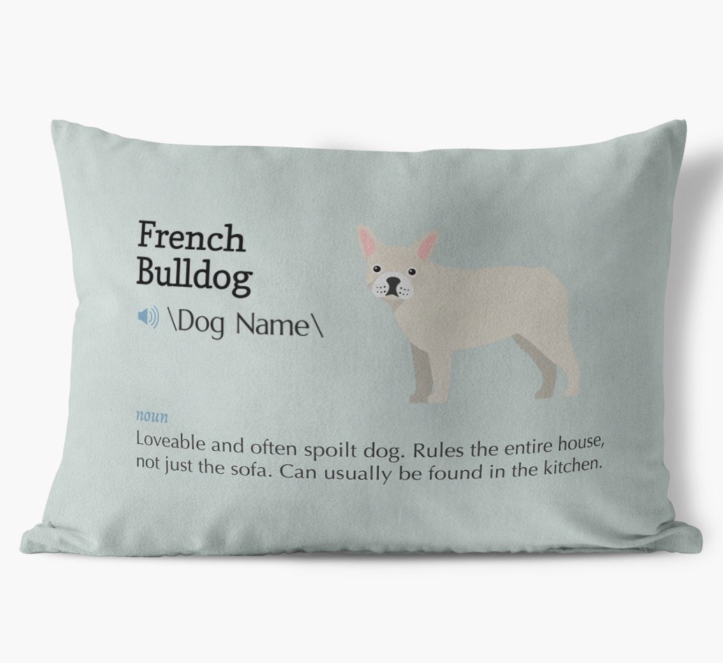 Definition: Personalized {breedFullName} Soft Touch Pillow
