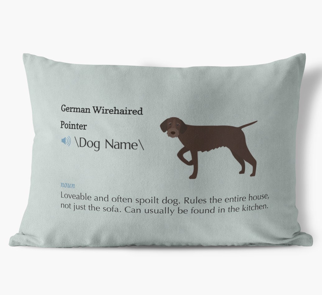 Definition: Personalised {breedFullName} Soft Touch Cushion