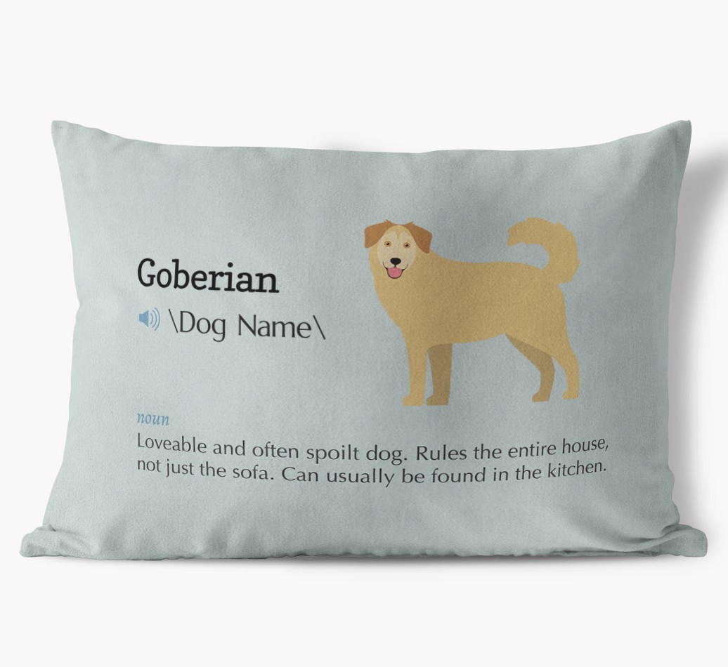 Definition: Personalised {breedFullName} Soft Touch Cushion