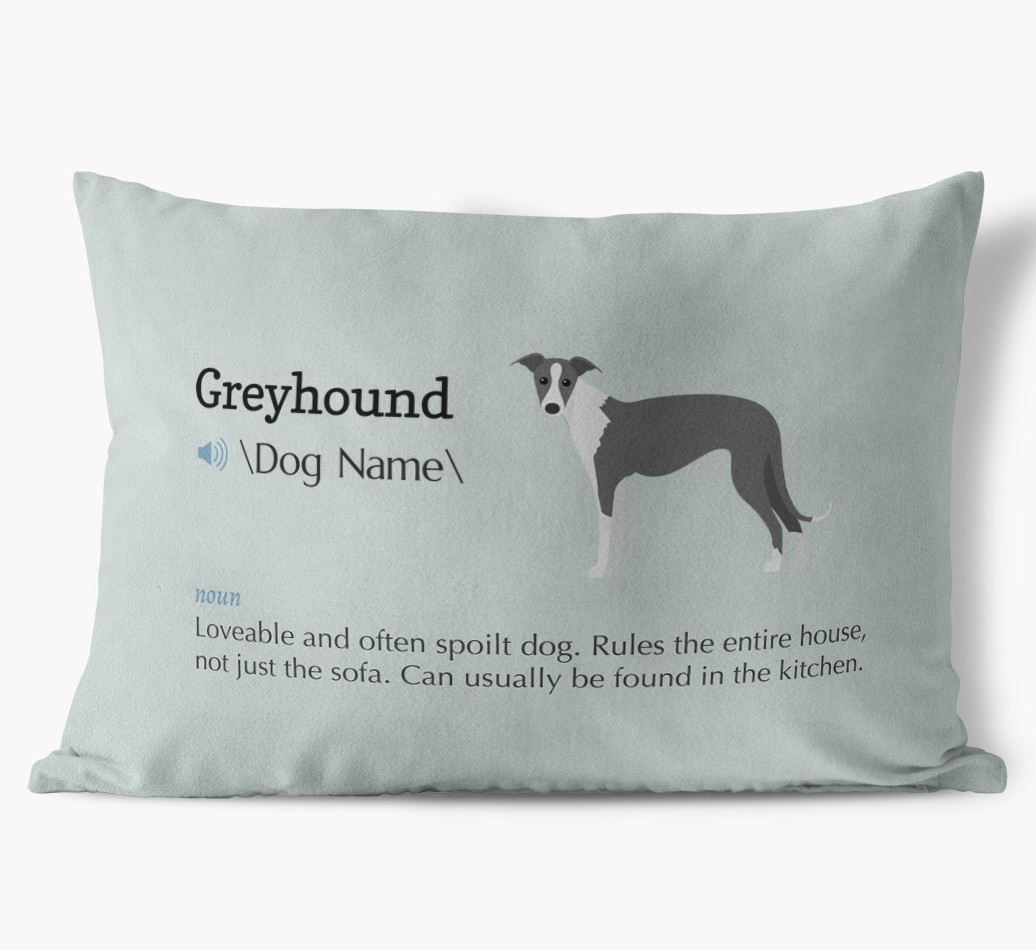 Definition: Personalised {breedFullName} Soft Touch Cushion