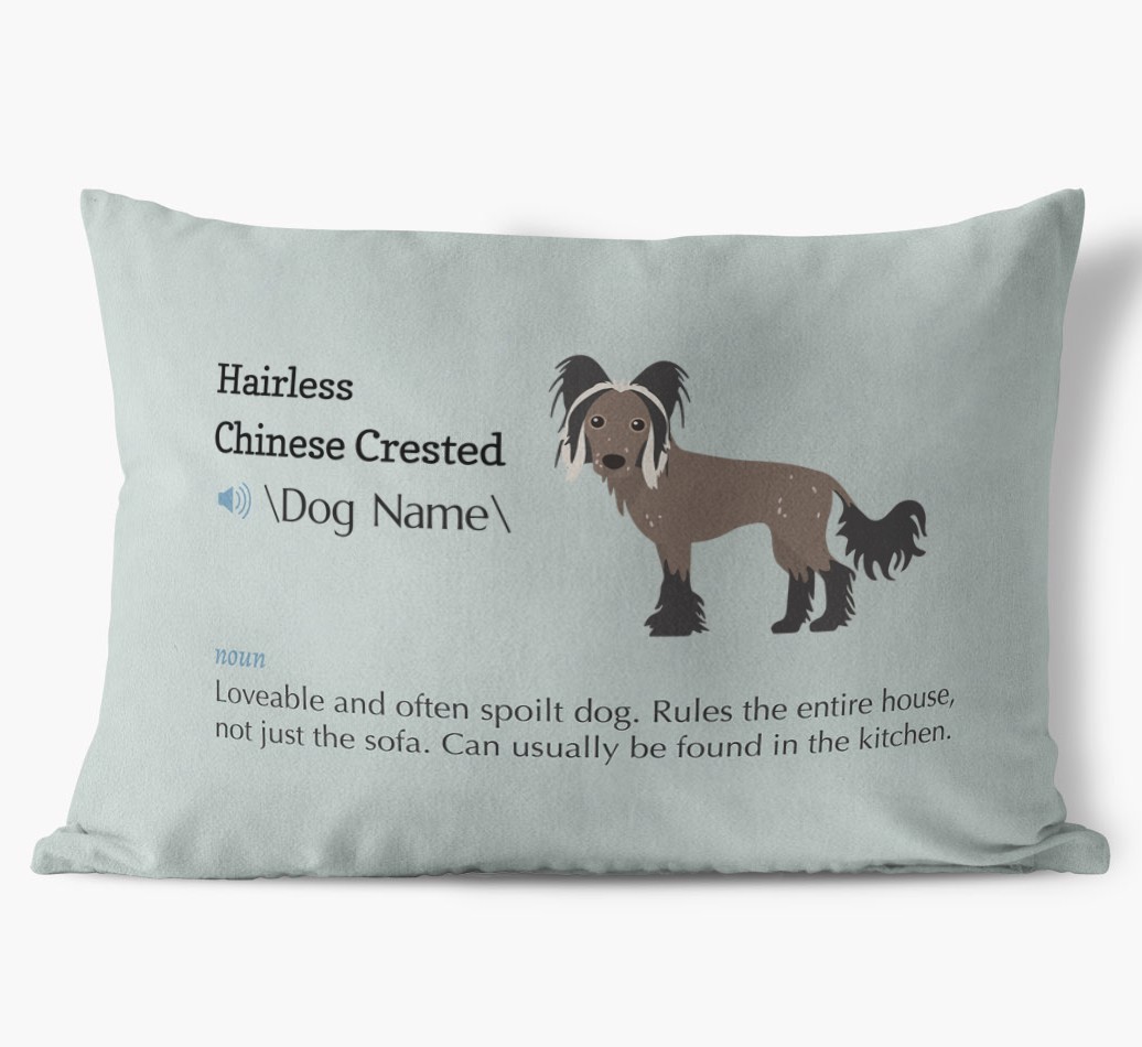 Definition: Personalised {breedFullName} Soft Touch Cushion