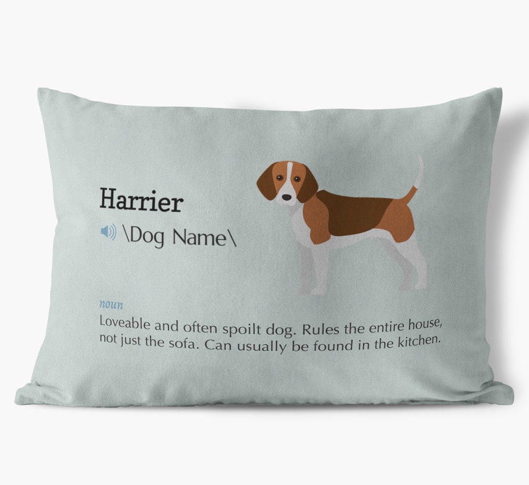 Definition: Personalised {breedFullName} Soft Touch Cushion