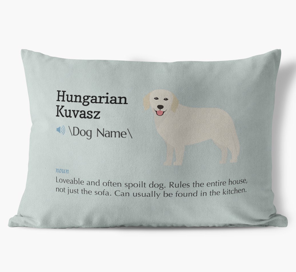 Definition: Personalised {breedFullName} Soft Touch Cushion