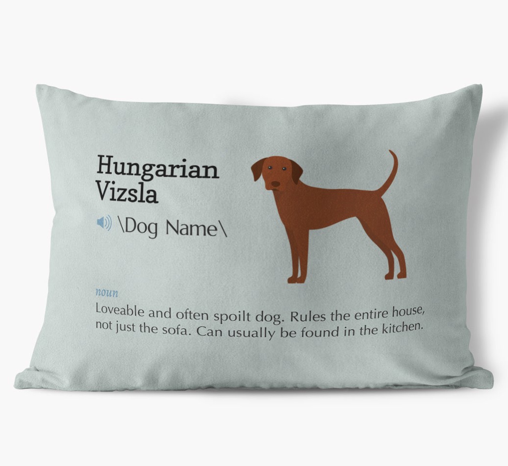 Definition: Personalised {breedFullName} Soft Touch Cushion