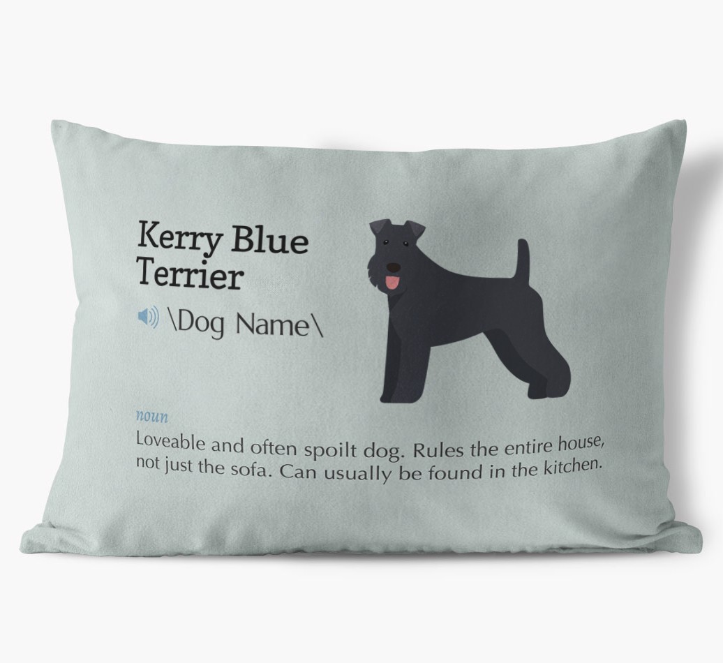 Definition: Personalised {breedFullName} Soft Touch Cushion