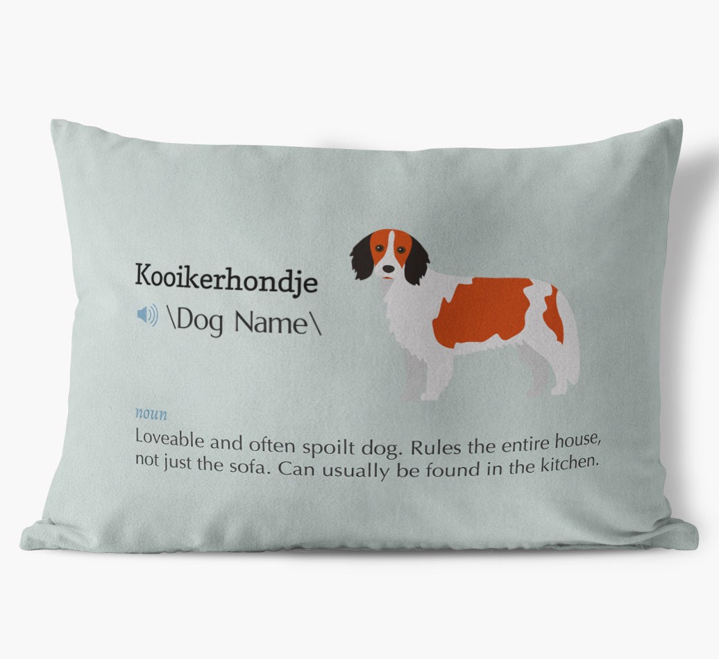 Definition: Personalised {breedFullName} Soft Touch Cushion
