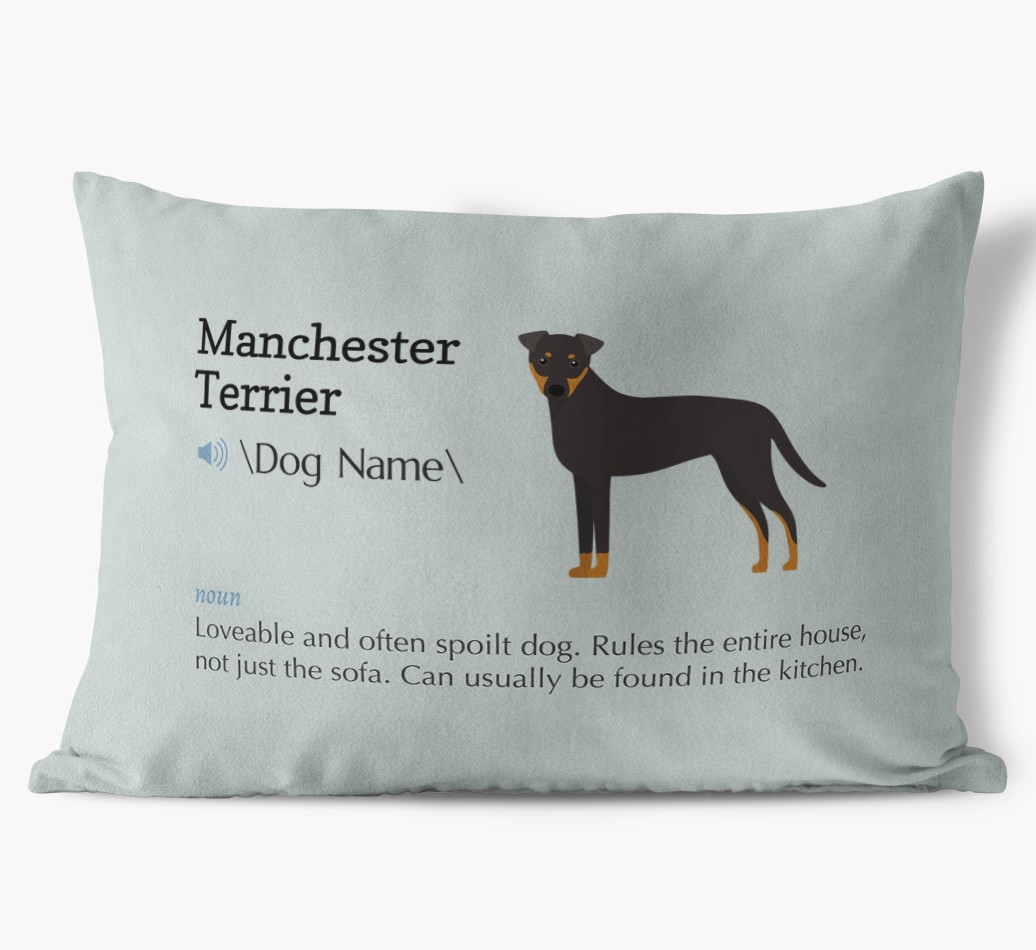Definition: Personalized {breedFullName} Soft Touch Pillow