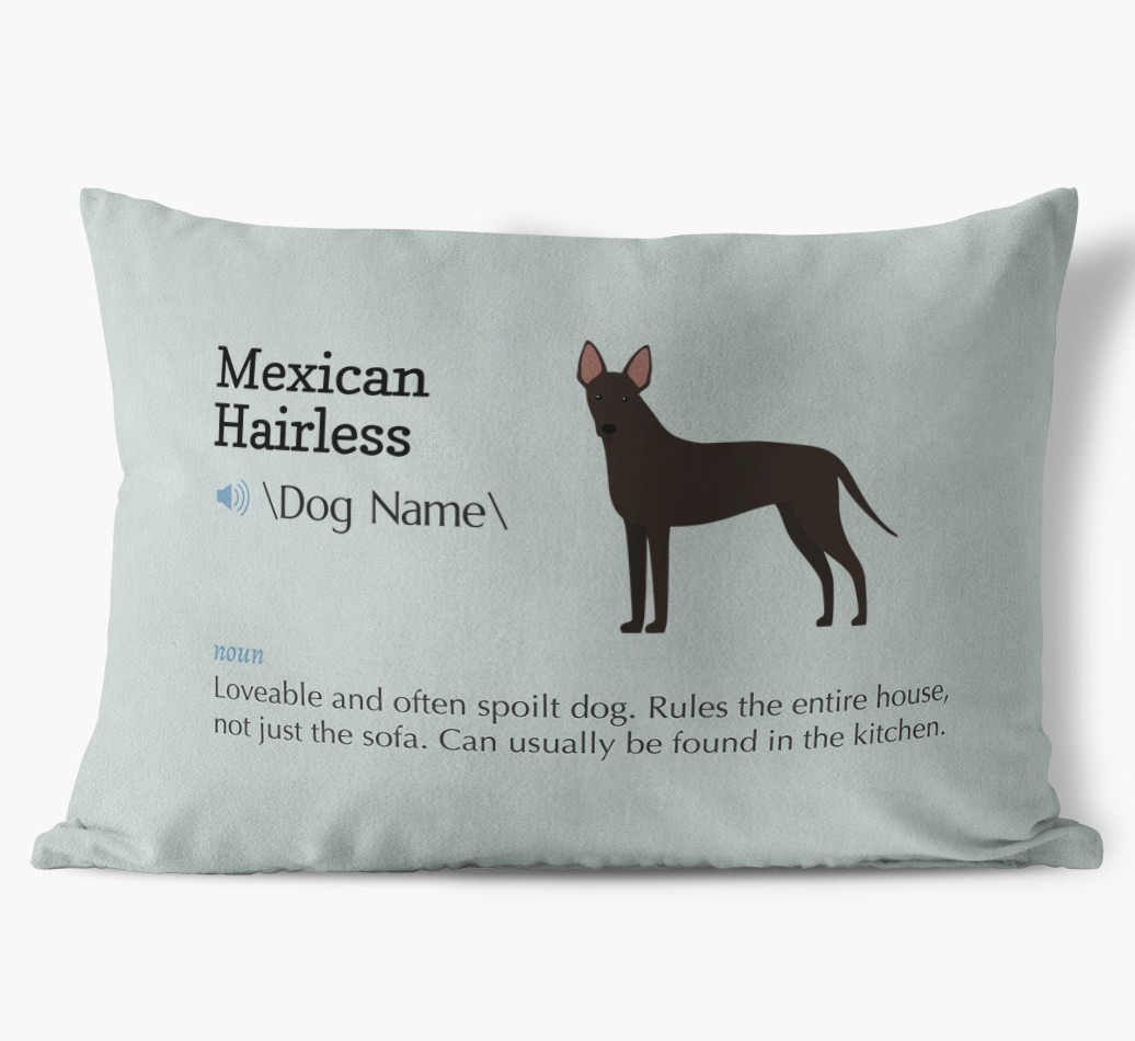 Definition: Personalised {breedFullName} Soft Touch Cushion